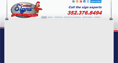 Desktop Screenshot of cardinalsigns.net